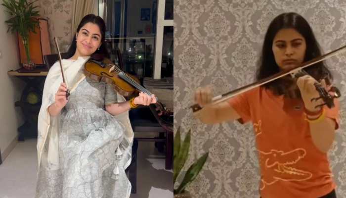 Independence Day 2025: Double Olympic Medallist Manu Bhaker Plays National Anthem Tune On Violin - WATCH