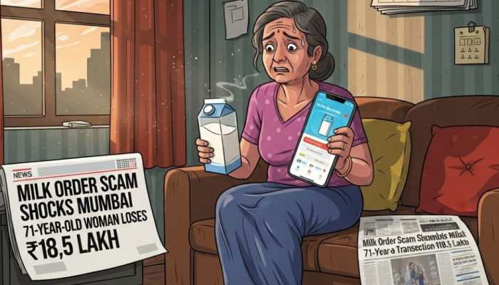Milk Order Scam: 71-Year-Old Mumbai Woman Loses Rs 18.5 Lakh To Online Fraud