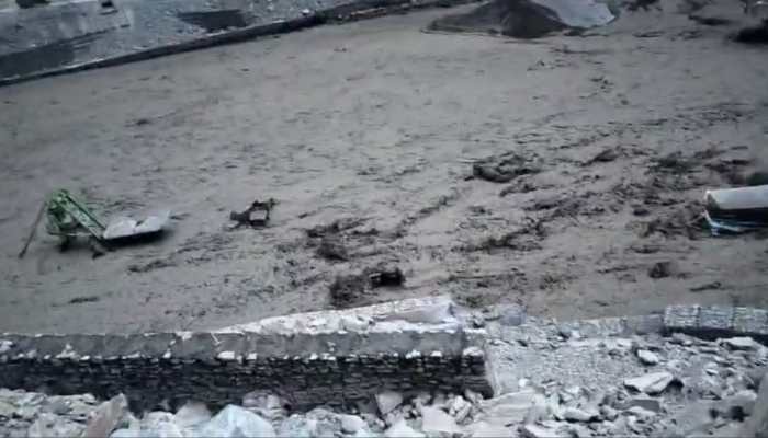 Multiple Flash Floods Hit HP's Mandi, Triggering Landslides, Damaging Houses