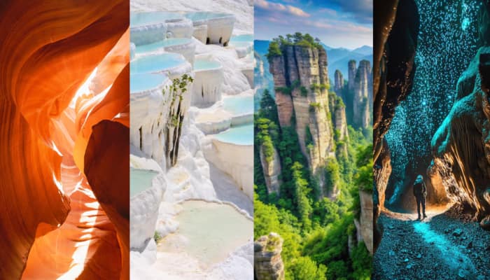 sci-fi travel destinations, surreal places on earth, must visit places in a lifetime, otherworldly travel spots, alien-looking landscapes, fantasy travel destinations, bucket list travel 2025, adventure travel sci-fi vibes, natural wonders that look unreal, travel like a sci-fi movie