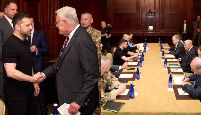 Zelenskyy Meets US Special Envoy Kellogg; Discusses Battlefield Situation Amid Russian Attack