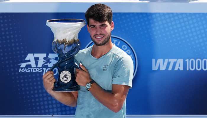 Carlos Alcaraz Clinches First Cincinnati Open Title After Jannik Sinner Retires