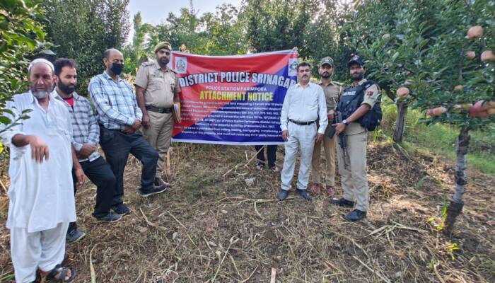 Srinagar Police Attaches Property Worth Rs 1 Crore Belonging To Designated Terrorist Operating From Across Border