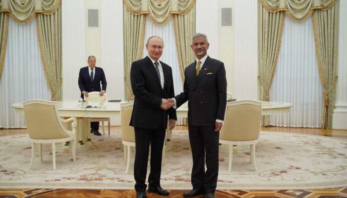 External Affairs Minister Dr S Jaishankar Meets Russian President Vladimir Putin In Moscow