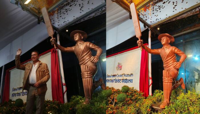 Sunil Gavaskar Honoured With Statue At MCA Museum, Calls It A ‘Unique Privilege’