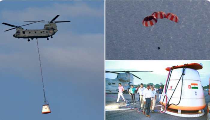 ISRO Completes First Integrated Air Drop Test For Gaganyaan Mission