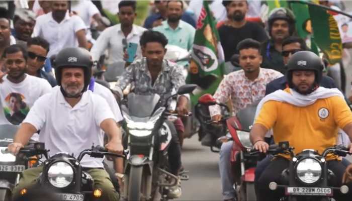 Rahul Gandhi, Tejashwi Yadav Ride Bullet In Bihar; Tej Pratap Responds With Jibe