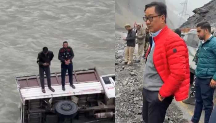 Caught On Camera: A Glimpse Into The Dramatic Rescue In Ladakh Led By Kiren Rijiju's Team | VIDEO