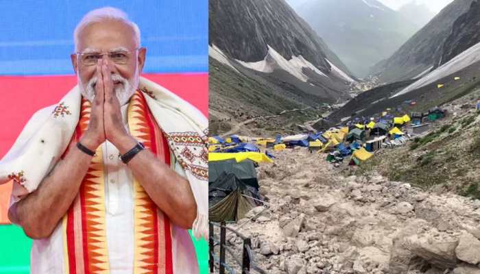 Jammu And Kashmir Landslide: PM Modi Condoles Loss Of Lives, Prays For Injured