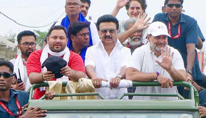 BJP Slams MK Stalin For Joining Rahul Gandhi’s Bihar Rally, Questions 'Past Remarks On Biharis'