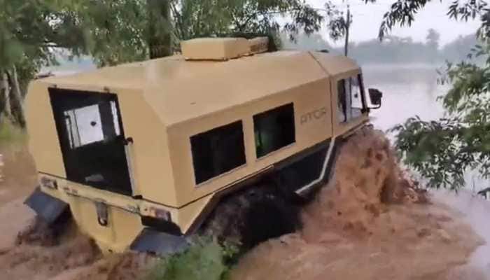 Watch: Indian Army Deploys Amphibious ATOR N1200 Special Vehicle For Flood Rescue Operation In Amritsar