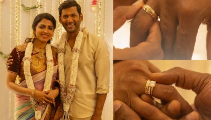 Vishal Gets Engaged To Actress Sai Dhanshika On His Birthday, FIRST Photo Goes Viral