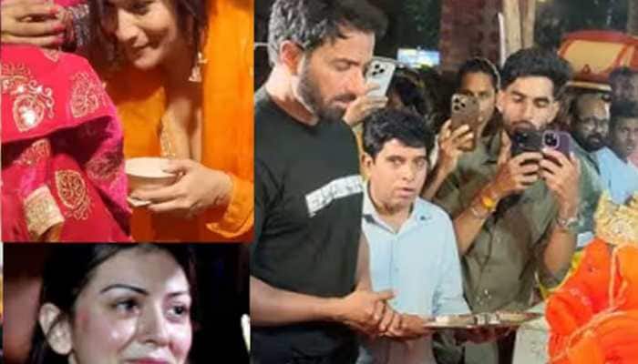 Ganesh Chaturthi 2025: Sonu Sood, Hansika Motwani To Ankita Lokhande Welcome Bappa Home Amid Aplomb &amp; Festivity - Watch