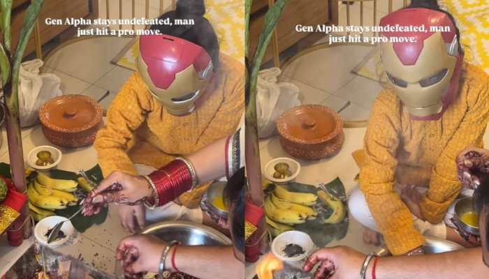 Little Boy Wears ‘Iron Man Mask’ To Escape Havan Smoke: ‘Why Didn’t I Think Of This?’