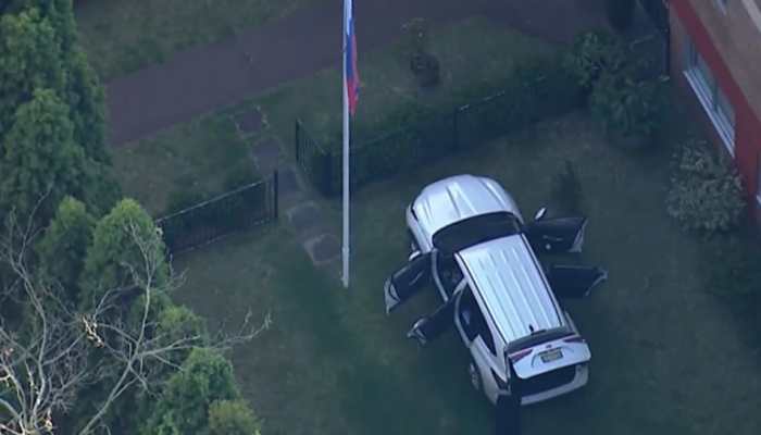 Video: Car Crashes Into Russian Consulate In Sydney, Man Held