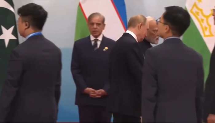 Watch: Global Humiliation For Pakistan As PM Sharif Stands Sidelined While PM Modi, Russian President Putin Walk And Talk