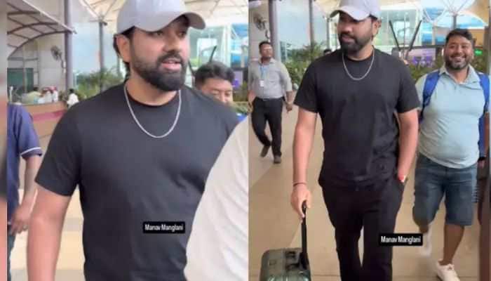 Rohit Sharma’s Funny Paparazzi Moment At Mumbai Airport Goes Viral Ahead Of Australia ODIs - Watch
