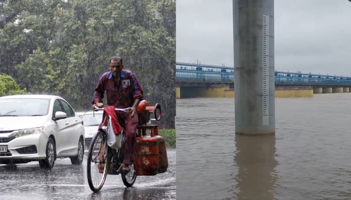 Delhi-NCR Rain: Waterlogging, Traffic Jams Reported; Yamuna Water Level Rises, Flood Concerns Grow — IMD Issues Orange Alert