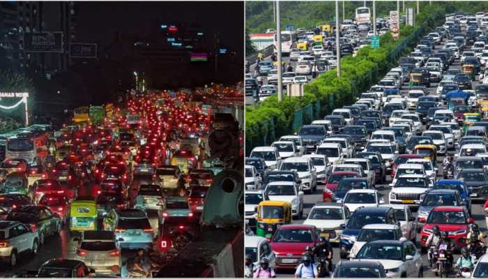 Is This The End Of Commuting? 'Gurujam' Leaves Thousands Stranded As Heavy Rain Paralyses Gurgaon | Viral Videos