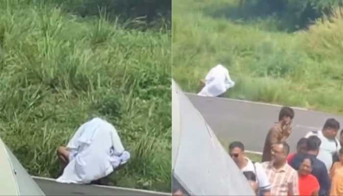 What If It Was A Terrorist? Viral Video Of Man Urinating On Runway Sparks Major Security Concerns | WATCH