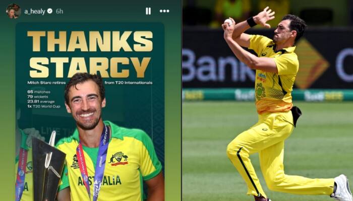 Mitch Starc's Wife Alyssa Healy’s Sweet Tribute As Starc Bids Farewell To T20 Internationals
