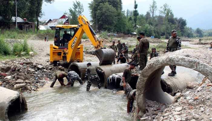 Kashmir Flood Alert: Preventive Evacuations, Schools Closed, Highways Blocked Amid Rising Water Levels