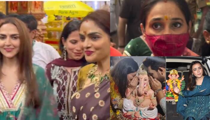 Ganesh Chaturthi 2025: Isha Deol, Disha Vakani's Lalbaugcha Raja Darshan To Arjun Bijlani, Kamya Punjabi's Emotional Visarjan -  Celebs Shine In Bappa's Festivities