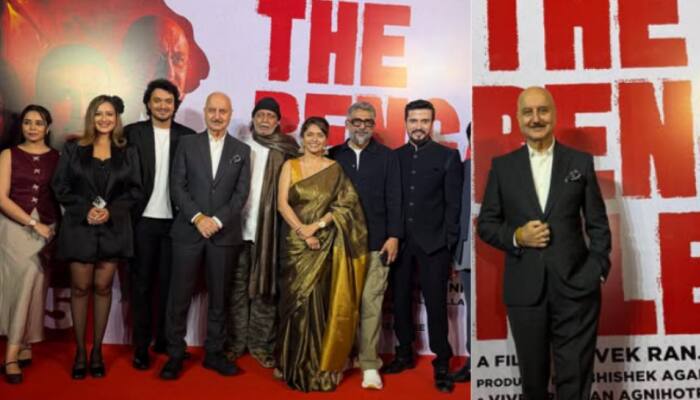 Anupam Kher, Mithun Chakraborty Attend Special Screening Of 'The Bengal Files'