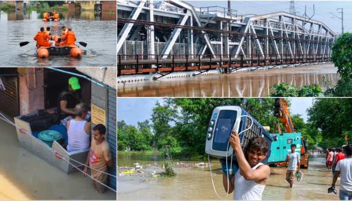 Delhi On The Brink: Floodwaters Reach Chief Minister's Home, Secretariat As Yamuna Rages Uncontrolled | VIDEOS