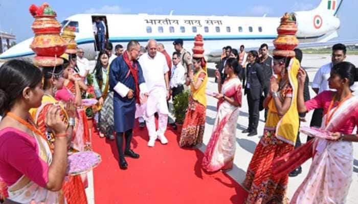 Bhutan PM, Spouse Arrive In Ayodhya To Visit Ram Lalla Temple, Hanumangarhi Temple