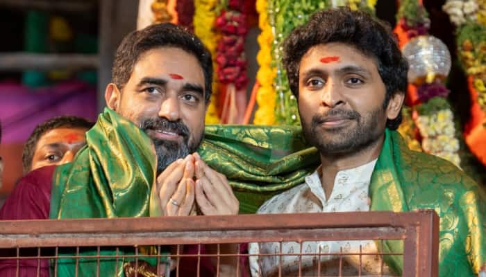 Ghaati Director Krish, Actor Vikram Prabhu Seek Blessings At Khairatabad Ganesh