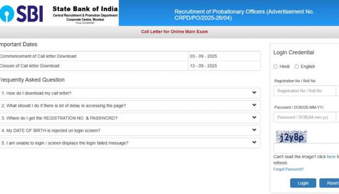 SBI PO Prelims Admit Card 2025 OUT At sbi.co.in, Download Hall Ticket by September 13- Check Direct Link Here