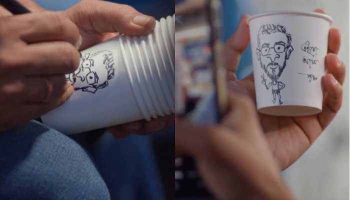 Viral Video: Man Creates Portraits On Coffee Cups, Social Media Calls Him 'Starbucks Ambassador'