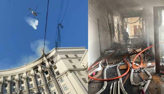 Russian Strikes Hit Ukrainian Government Buildings In Kyiv, PM Svyrydenko Says 'We Rebuild What Destroyed But Lives...'
