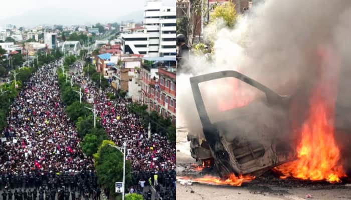 Nepal Gen Z Protests: From Burning Vehicles To Massive Crowds - Visuals Surface