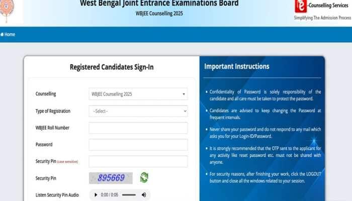 WBJEE Round 2 Seat Allotment Result 2025 Released At wbjeeb.nic.in- Check Direct Link, Steps To Download Here