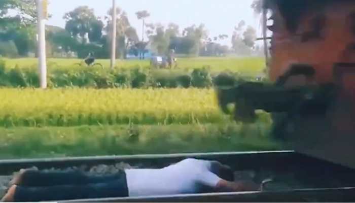 Man Films Risky Stunt On Railway Tracks: Viral Video Raises Alarm Over ‘Reel Culture’
