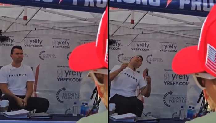 Charlie Kirk Shooting Video: Moment When Trump Aide Was Shot Caught On Camera- Watch