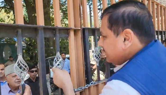 Doda MLA Arrest: Farooq Abdullah Stopped From Meeting Sanjay Singh In Srinagar
