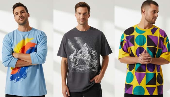 Amazon Great Indian Festival Starts 23rd Sept: 4 Oversized T-Shirts for Men