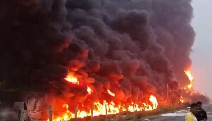 Gujarat: Massive Fire Breaks Out At A Factory In Bharuch; 15 Fire Tenders Deployed, No Casualties Reported