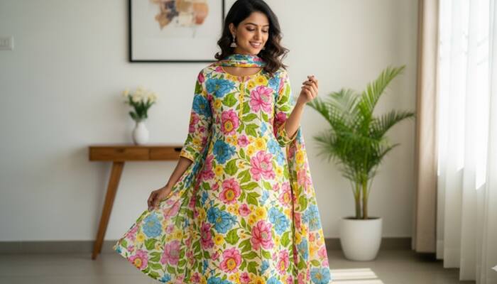 Myntra Big Fashion Festival Sale from 20th Sept: 4 Elegant Floral Kurta Sets