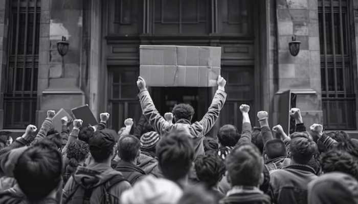 UK: Large Crowd Rallies At Trafalgar Square Against Yunus Regime, Chanting 'Joy Bangla'