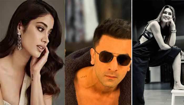 7 Sensational Bollywood Stars Who Flaunt Sassy Tattoos: Ranbir Kapoor, Kriti Sanon To Janhvi Kapoor - In Pics