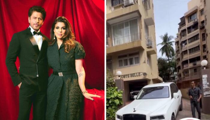 Shah Rukh Khan Offers Condolences At Manager Pooja Dadlani’s Home After Mother-in-Law’s Demise