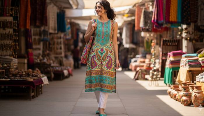 Elegant Sleeveless Kurtas For Women On Amazon