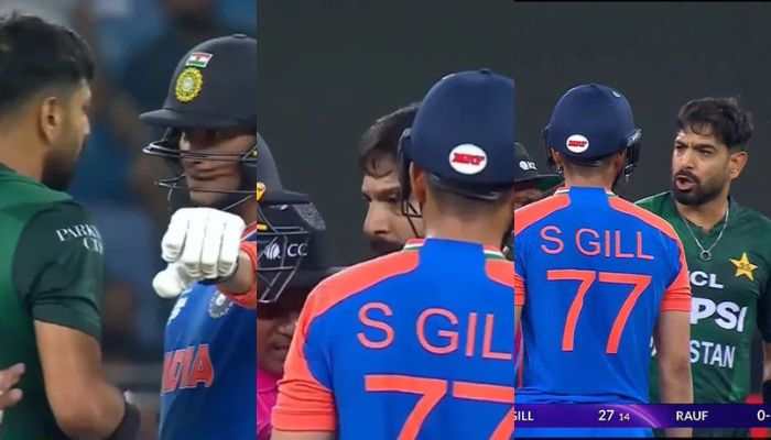 Haris Rauf vs Abhishek Sharma &amp; Shubman Gill: Fiery Verbal Clash Goes Viral During IND vs PAK Asia Cup 2025 - Watch