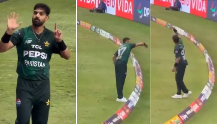 Haris Rauf Provokes Fans With Fighter Jet Gesture After Kohli, Kohli Chants During India-Pakistan Super 4 Clash In Asia Cup 2025 - Watch Video