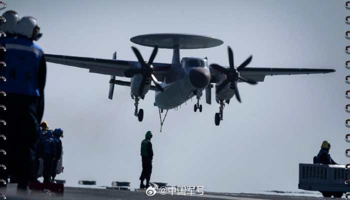 Red Alert For India? China’s Naval Airpower Soars; Fujian Carrier Launches J-35 Stealth, J-15T Fighter And KJ-600 Radar Jets – Watch