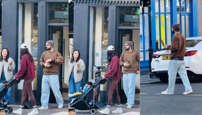 Virat Kohli And Anushka Sharma Enjoy Adorable Family Outing In London With Son Akaay